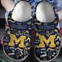 Michigan Wolverines Ncaa Sport Crocs Crocband Clogs Shoes