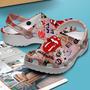 The Rolling Stones Music Crocs Crocband Clogs Shoes