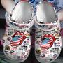 The Rolling Stones Music Crocs Crocband Clogs Shoes