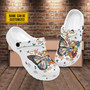 The Way The Truth The Life Customized Crocs Crocband Clogs Shoes Gift For Jesus Lovers Butterfly And Flower