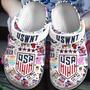 U.S. Women's National Team Us Soccer Sport Crocs Crocband Clogs Shoes