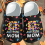 Autism Mom Puzzel Hand High Five Kid Shoes - Autism Awareness Shoes Clog Clogs Gifts For Mother Day