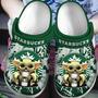 Baby Yoda Hug Starbucks Crocband Clogs