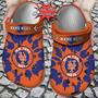 Baseball Personalized Ny Mets Color Splash Clog Shoes