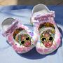 Black Beautiful Woman Clogs Shoes Birthday Gift For Young Girl