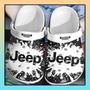 Black White Jeep Crocband Clog Shoes For Jeep Lover