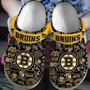 Boston Bruins Nhl Ice Hockey Sport Crocs Crocband Clogs Shoes