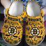 Boston Bruins Nhl Ice Hockey Sport Crocs Crocband Clogs Shoes