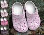 Breast Cancer Awareness Believe Cure Crocband Clog Shoes