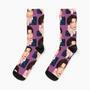 Bts Idol Pink Jin - Socks