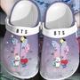 Bts Jungkook Pattern Crocband Clogs Comfortable Crocs Shoes For Men Women