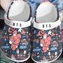 Bts Jungkook Pattern Crocband Crocs Comfortable Clogs Shoes For Men Women