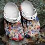 Bts Jungkook Pattern Crocs Shoes Comfortable Crocband Clogs For Men Women