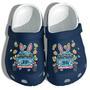 Bunny Jeep Bulldog Cute Shoes - Happy Easter Bunny Eggs Clog Gifts For Daughter