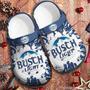 Busch Light Beer Crocband Clogs