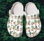 Cactus Sticker 3D Cute Shoes Gift Birthday Women- Cactus Garden Workder Shoes Croc Clogs