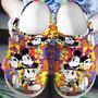 Colorful Mickey Mouse Clog Shoes