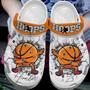 Custom Name And Number Funny Dabbing Basketball Hoops Clogsack Clogs Shoes