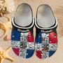 Custom Name Dominican Republic Dna Clogs Shoes