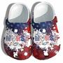 Cute Nurse Life America Flag Shoes Gift Women - Hospital Party Doctor 4Th Of July New Year Shoes Birthday Day Gift