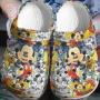 Disney Mickey Fuzzy Crocs Clogs Crocband Shoes Comfortable For Men Women