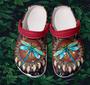 Dragonfly Native America Culture Shoes Gift Grandma Daughter - Dragonfly Boho Clogs Gift Women Mother Day