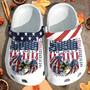 Eagle Usa Custom Shoes Clogs - 4Th July Independence Day Outdoor Shoe Birthday Gift