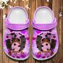 Fight Breast Cancer Melanin Poppin Bubble Cute Shoes Clogs