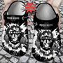 Football Personalized Raiders Light Clog Shoes