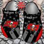 Football Personalized Tb Buccaneers Star Flag Clog Shoes