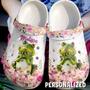 Frog Personalized Cute Clog Shoes