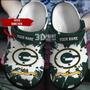 Green Bay Packers Customized Name Nfl Crocband Clog