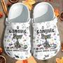 Grumpy Cat Custom Shoes Clogs - Gaming Because Murder Is Wrong Outdoor Shoes Clogs