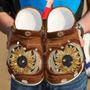 Hippie Personalized Sunshine Classic Clogs Shoes