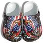 Hook Fishing 4Th Of July Shoes Gift Men Father Day- Nature Fish America Flag Nationdal Day Shoes Birthday Gift Daddy