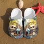 Jack Skellington And Sally The Nightmare Before Christmas Movie Vangogh Painting Crocband Clogs