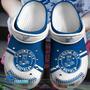 Kansas City Royals Blue-White Mlb Sport Crocs Clogs Crocband Shoes