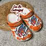 Knicks Personalized Ny Knicks Basketball Ripped American Flag Clog Shoes