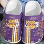 Los Angeles Lakers Basketball Club Clogs Shoes Crocs Comfortable Crocband For Men Women