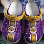 Los Angeles Lakers Basketball Club Clogs Shoes Crocs Crocband Comfortable For Men Women