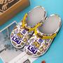 Lsu Tigers Football Ncaa Crocs Crocband Clogs Shoes