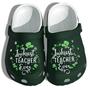 Luckiest Teacher Ever Shoes Funny Irish Teacher - Funny Shoes Patricks Day Gifts