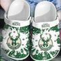 Milwaukee Bucks Basketball Club Crocs Crocband Clogs Comfortable Shoes For Men Women