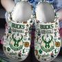 Milwaukee Bucks Nba Basketball Sport Crocs Crocband Clogs Shoes