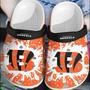 Nfl Cincinnati Bengals Football Crocband Crocs Clogs Comfortable Shoes For Men Women