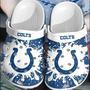 Nfl Indianapolis Colts Football Clogs Crocband Shoes Comfortable Crocs For Men Women