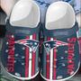 Nfl Patriots Football Crocs Crocband Comfortable Shoes Clogs For Men Women