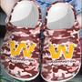 Nfl Washington Football Crocscomfortable Clogs Shoes Crocband For Men Women