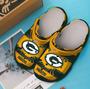 Packers Crocband Clog Shoes Custom Name