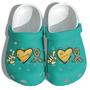 Peace Hippie Love Shoes Clogs - Hippie Cute Love Custom Shoes Clogs Gifts Daughter Girls